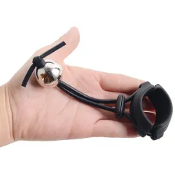 KINKgear Anneau avec boules pendantes Cock Head Ball L Poids 520g